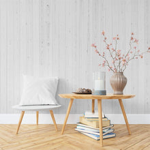 Load image into Gallery viewer, White Wood Panels - Pattern Wallpaper walldisplay wallpaper-dubai

