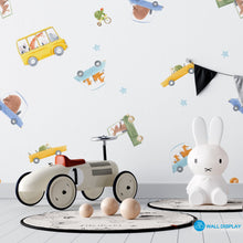 Load image into Gallery viewer, ZooZoom Adventure - Kids Wallpaper walldisplay wallpaper-dubai
